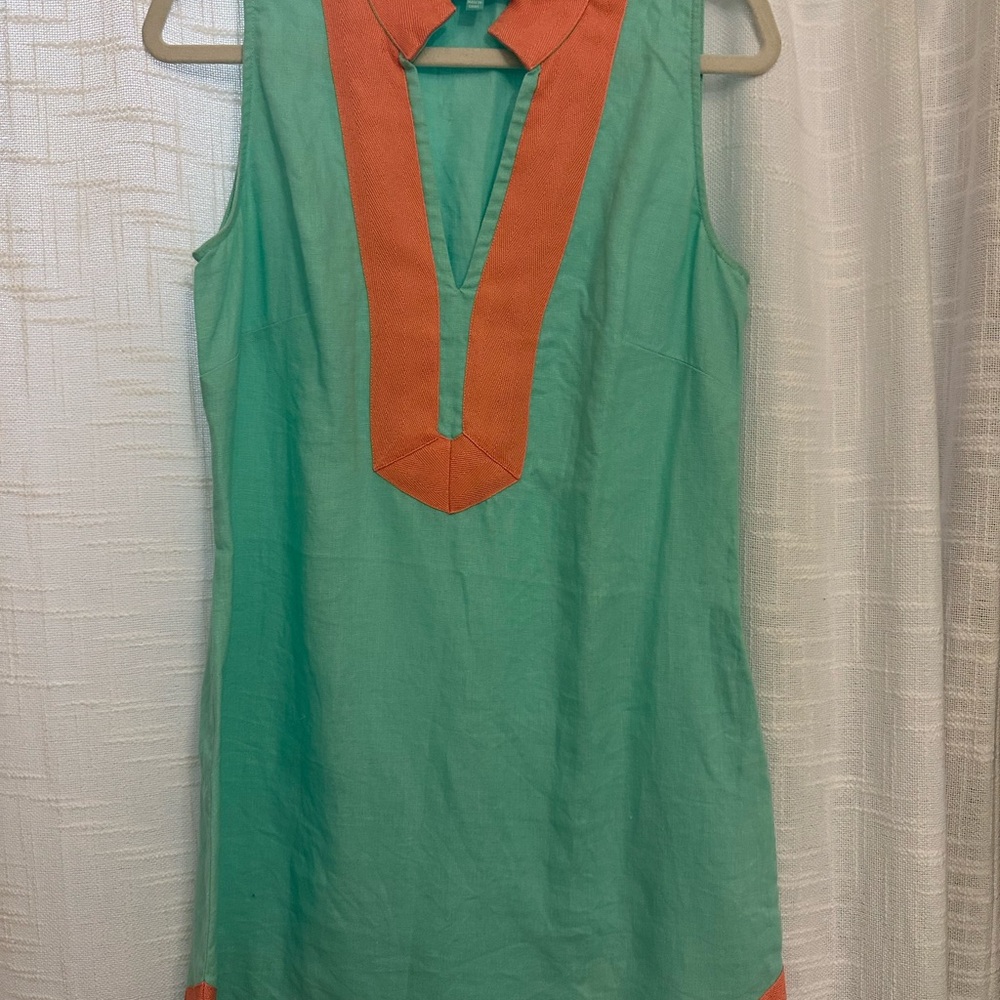 Sail to Sable Aqua and Coral Dress Size M
